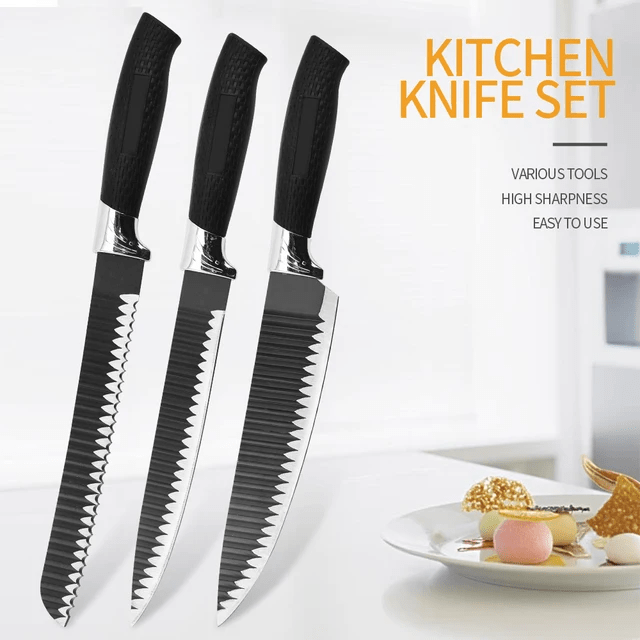 Kitchen Cutlery Knife Set Stainless Steel Set of 6 Pieces(Knife&Peeler) With Gift Box