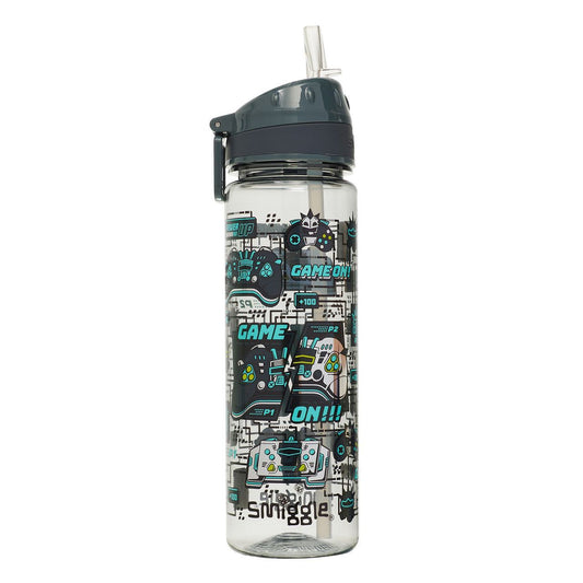 Smiggle Game Design Water Bottle 650 ml 24cm
