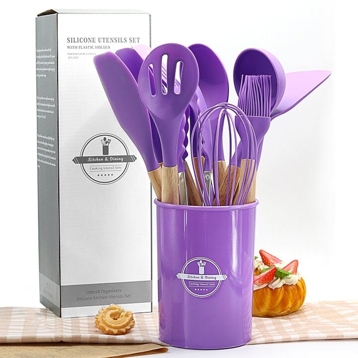 12 Pieces Silicone Kitchen Utensil Set