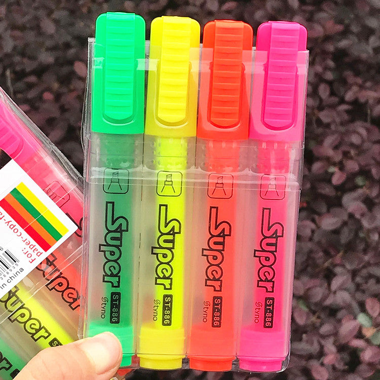 Highlighter 4 In 1 Marker Colored Pen