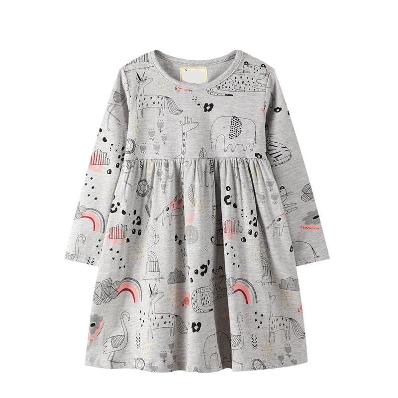 Long Sleeve Cotton 100% Dress Dream Design