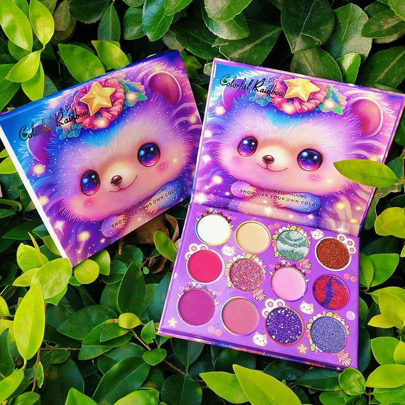 12 Color Glitter Eyeshadow Palette Makeup Long-Lasting