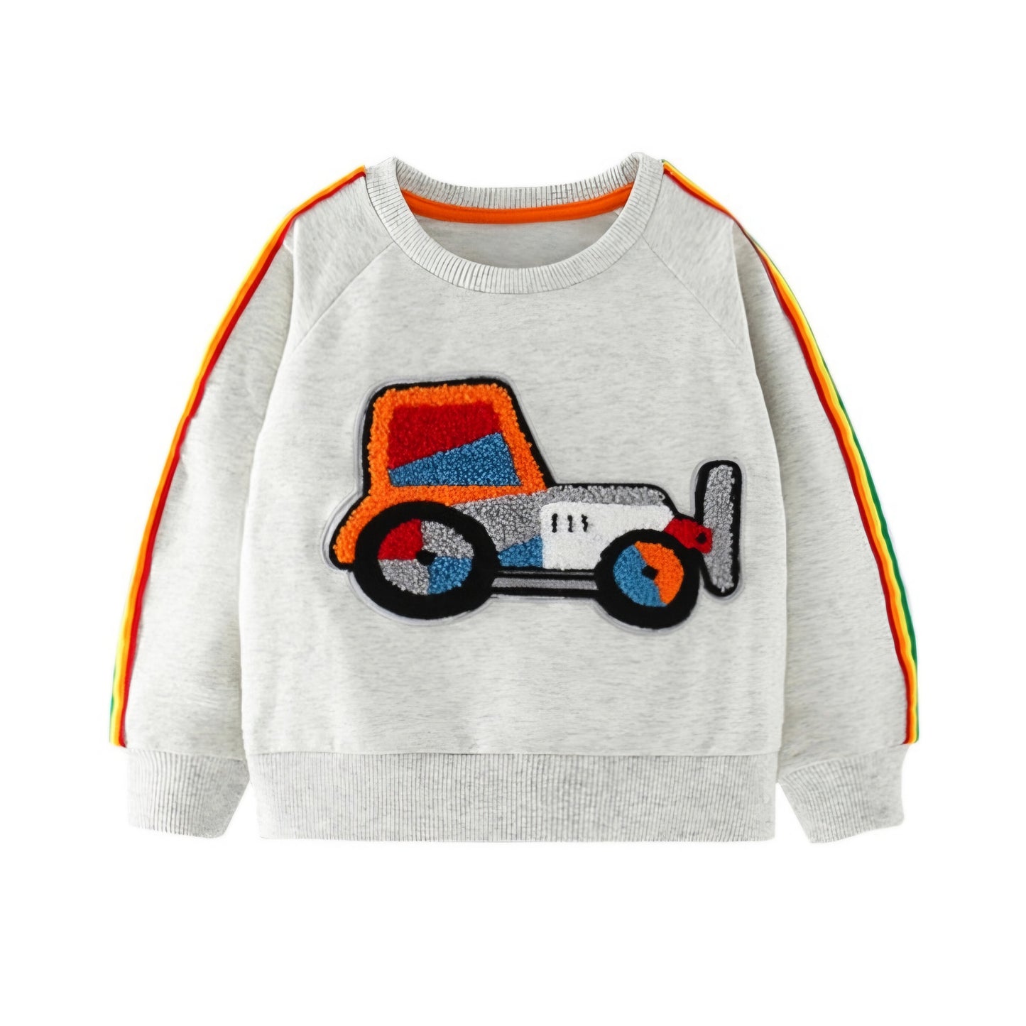 Cotton Sweater For Boys Cars 3D Design Size 1-8y