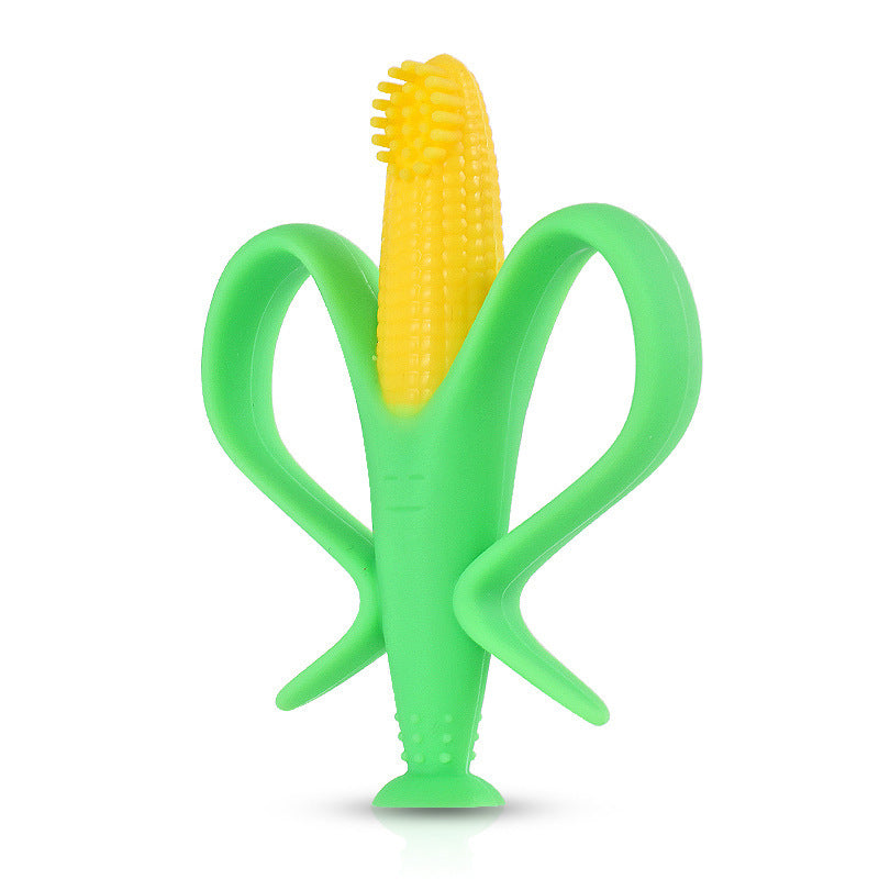 Baby Silicone Teether Shew Corn Design