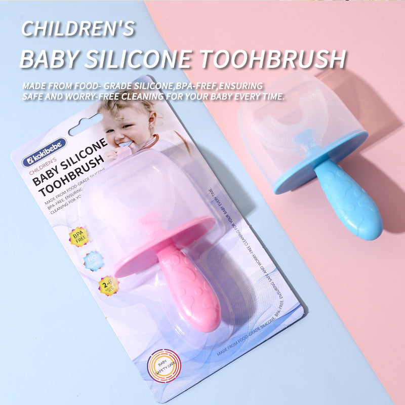 Baby Silicone Tooth Brush U-shape