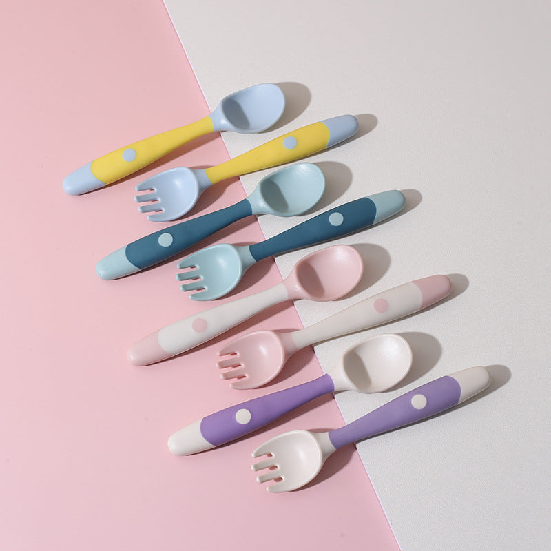 Flexible Training Spoon&Fork For Babies