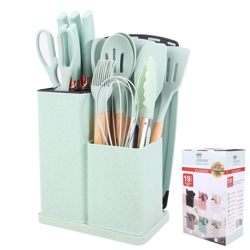 19 Pieces Kitchen Utensil And Knife Set
