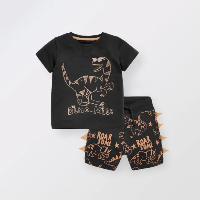 .Dino Mite Set For Boys Cotton 100% size 1-8y