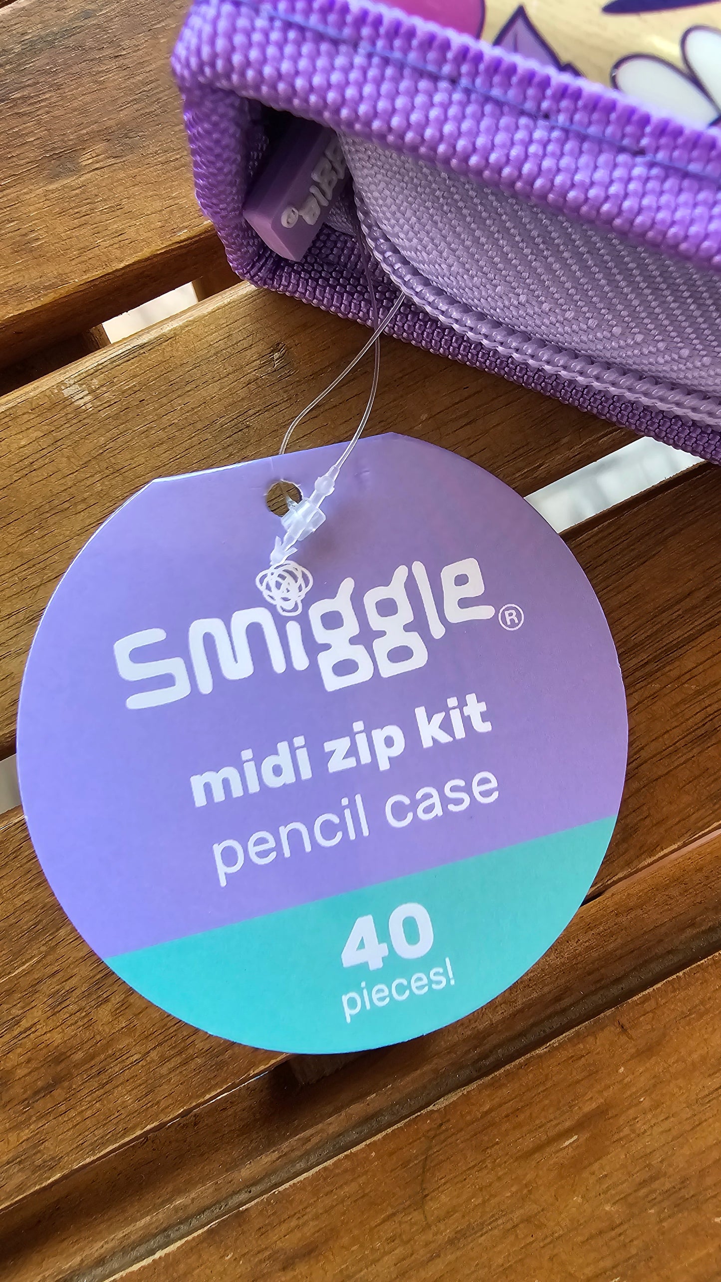 Unicorn Smiggle Pencil Case with pancils