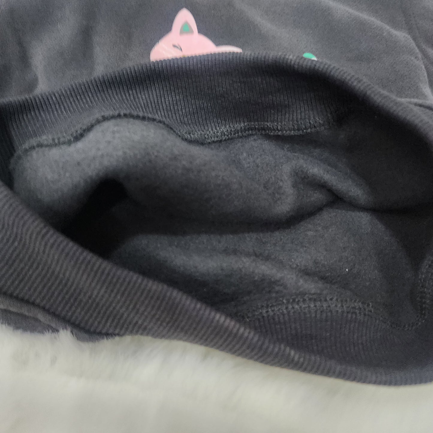 Warm Sweater Fleece Cat Design 2-6y