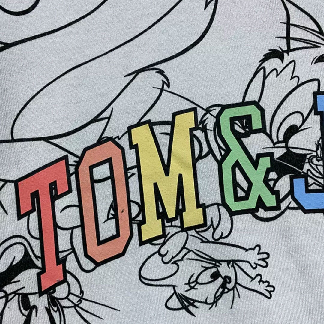 Tom and Jerry Tshirt For Women 100%Cotton Size Xs-XL