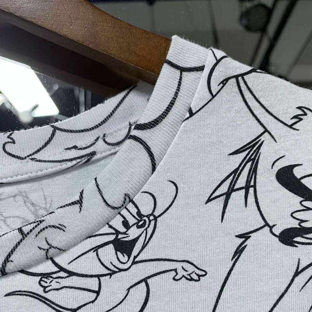 Tom and Jerry Tshirt For Women 100%Cotton Size Xs-XL