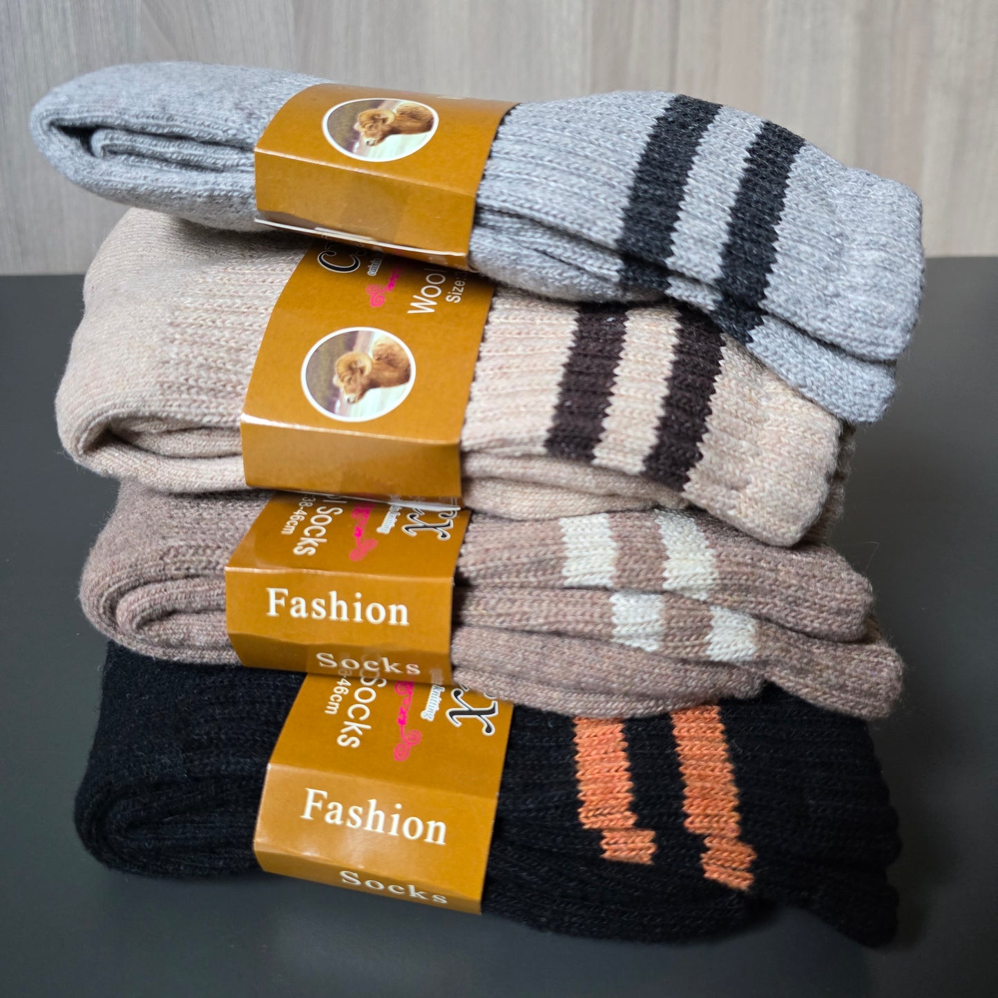 Warm Winter High Socks One Size 36-42