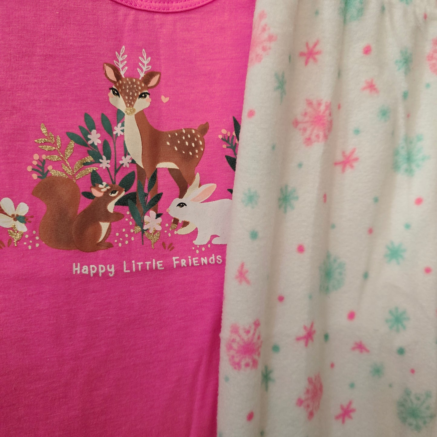 Warm Kids Pijama. Top Cotton Pants Warm Size 3-14y