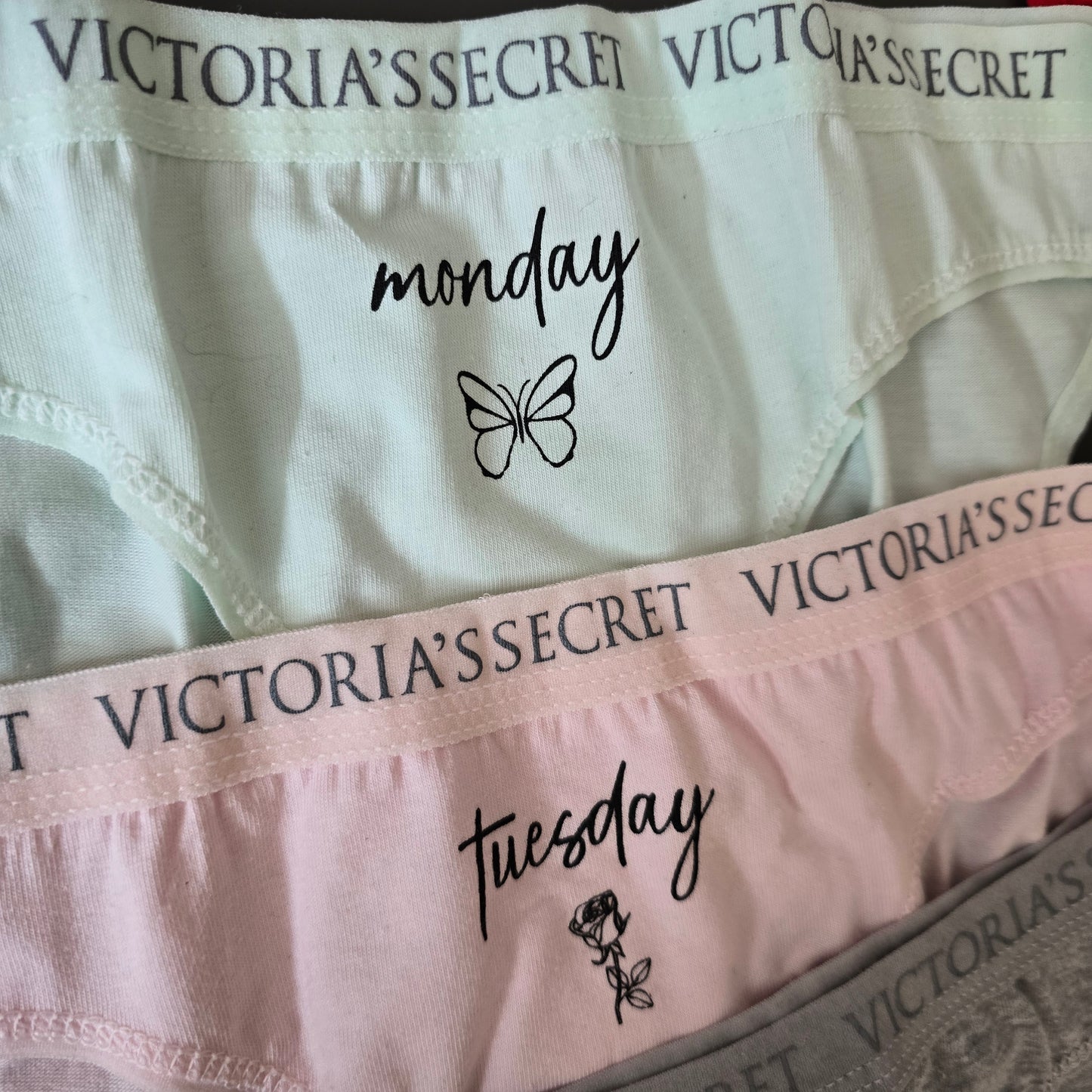 Women Panties 7pcs 7 Days Monday-Friday Size XS-M