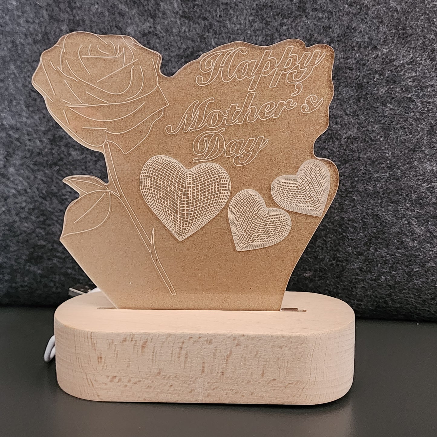 Led Light Board  3D Creative Visualization Lamp