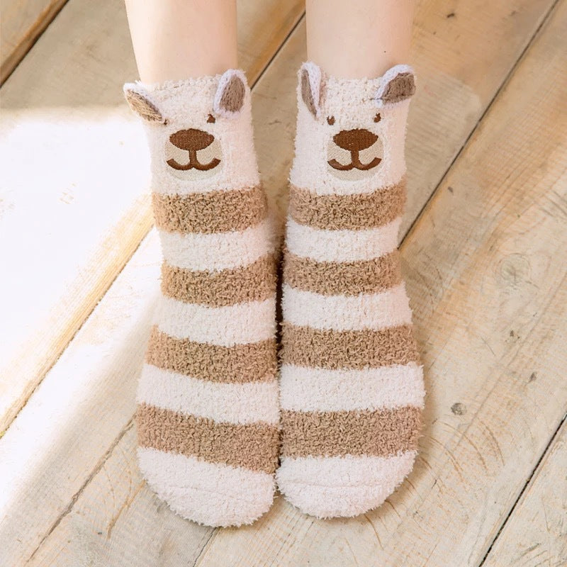 Cozy Animal Socks + Gift Box Included | Kids & Adult