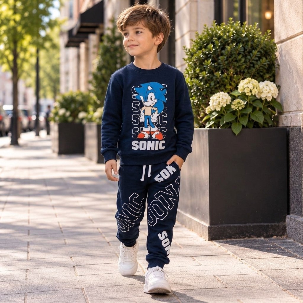 Kids’ Sonic Warm Fleece Outfit Set / 3–10Y