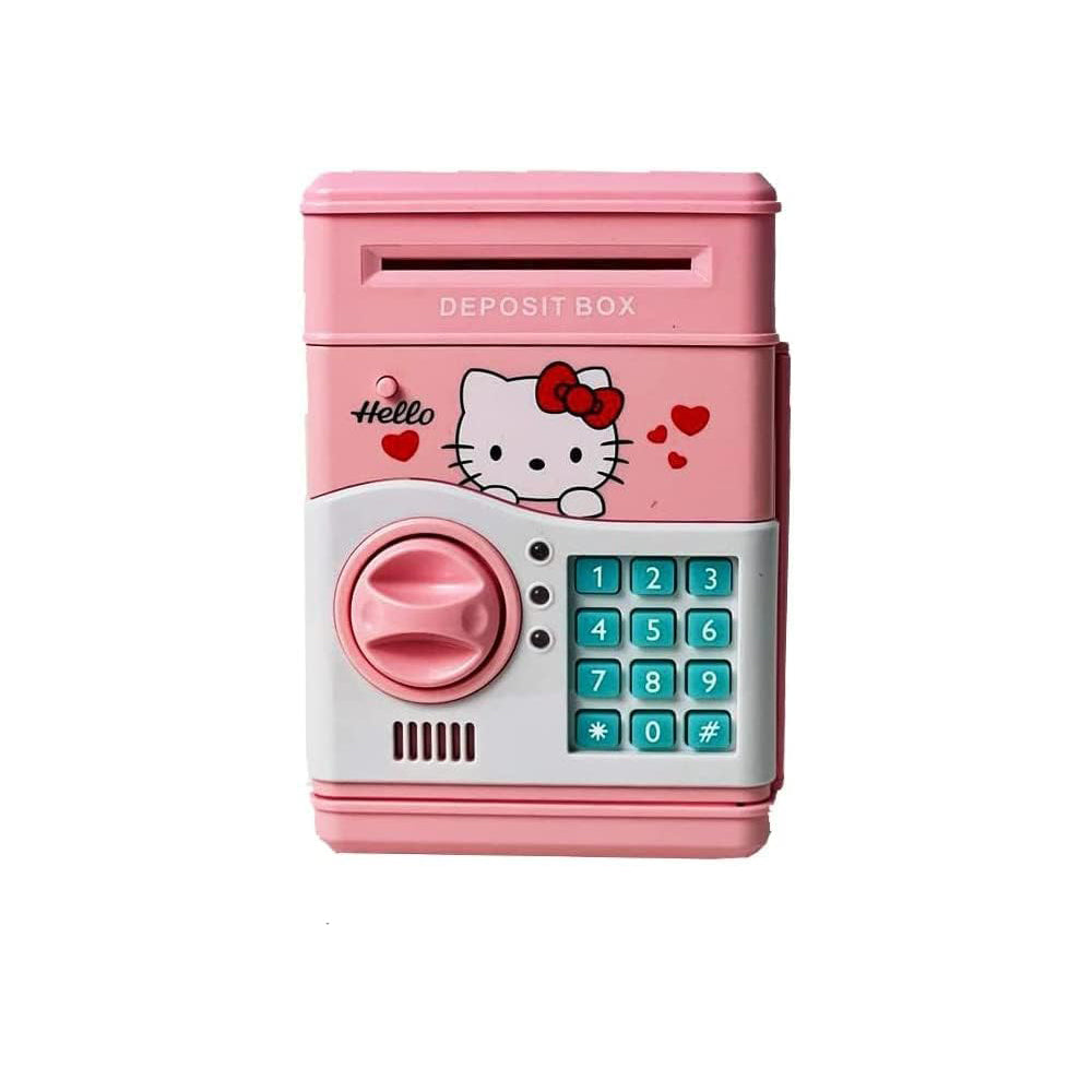 Hello Kitty Money Safe Kids Piggy Savings Bank with Electronic Lock