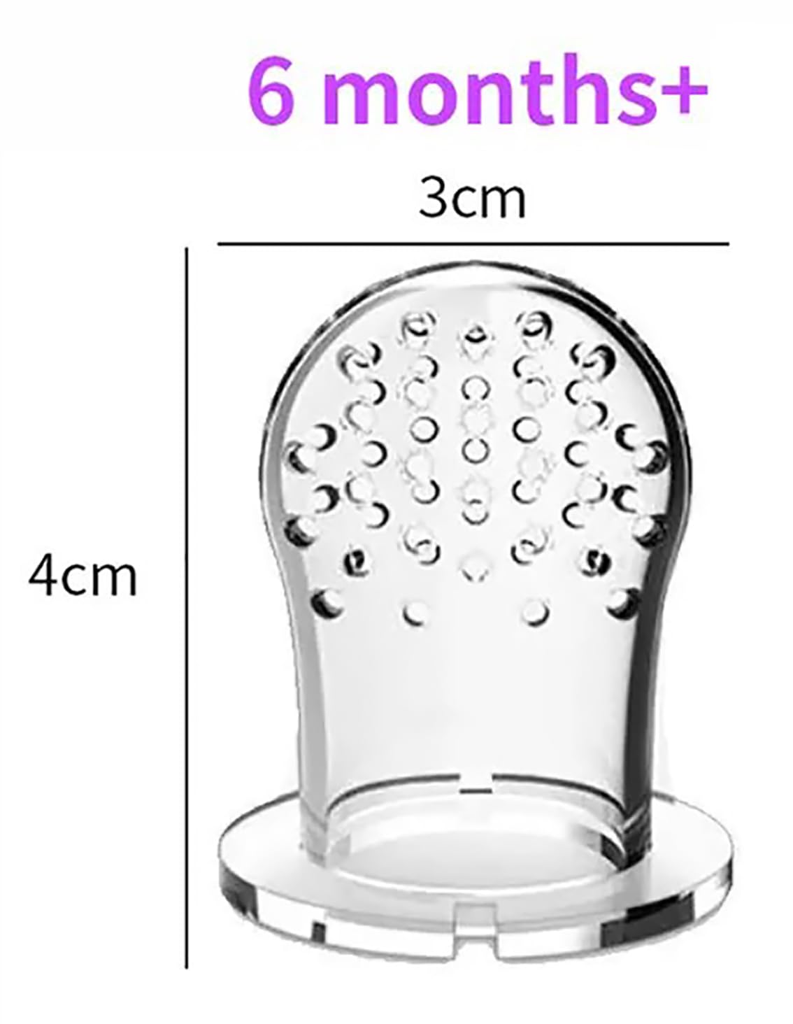 Baby Food&Fruit Feeder Soft Silicone For 3 To 12 Months