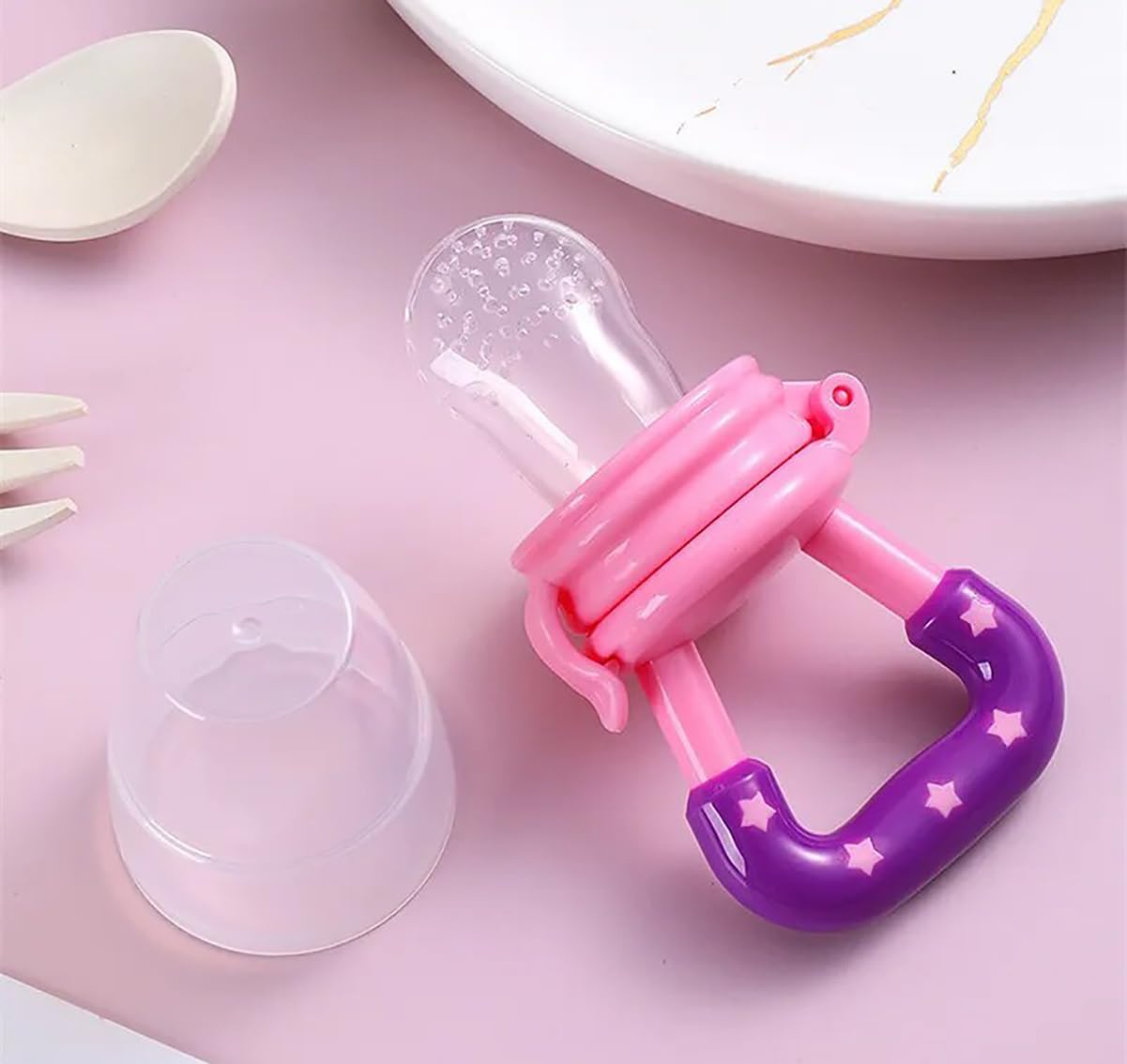 Baby Food&Fruit Feeder Soft Silicone For 3 To 12 Months