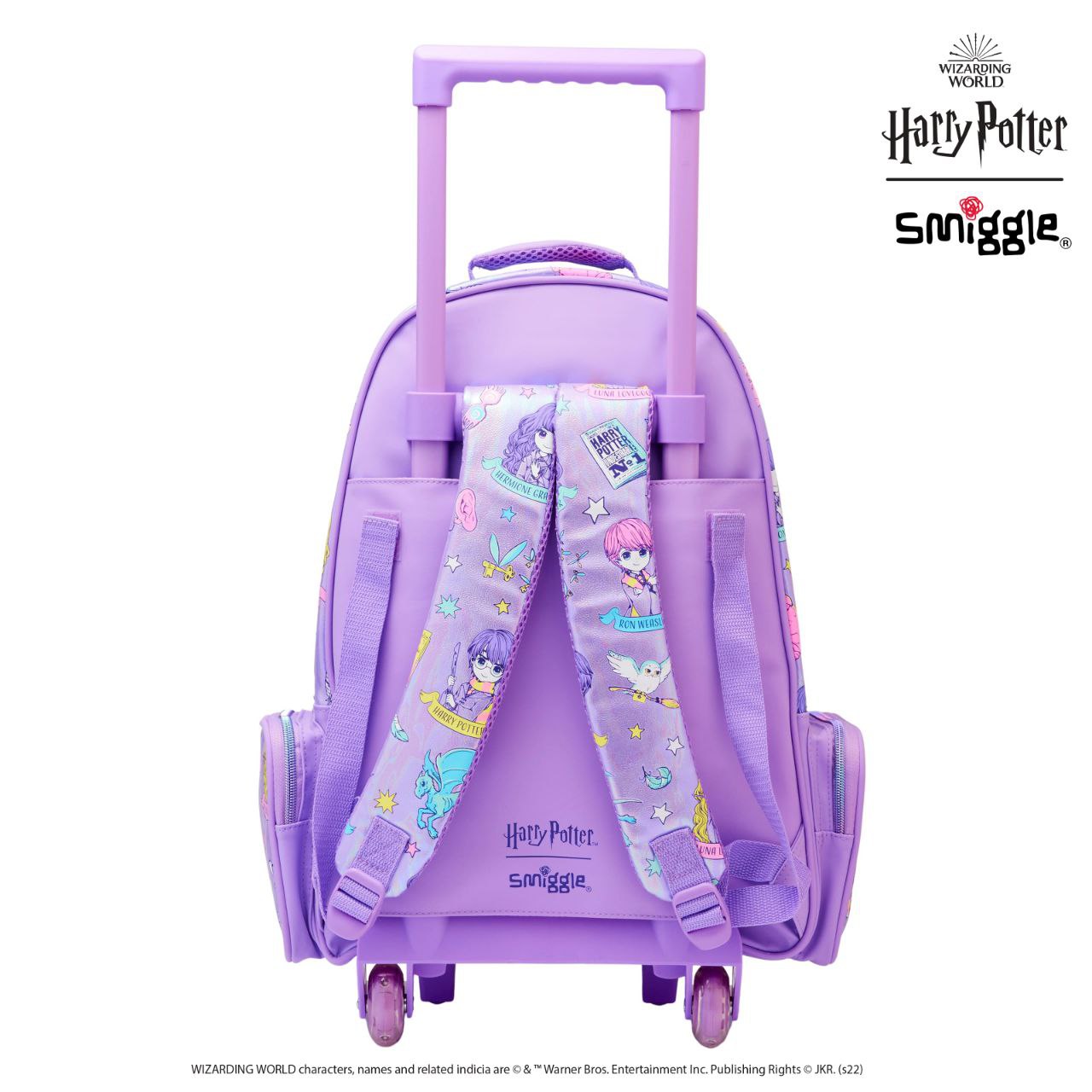 Smiggle Backpack With Wheels Harry Potter Design