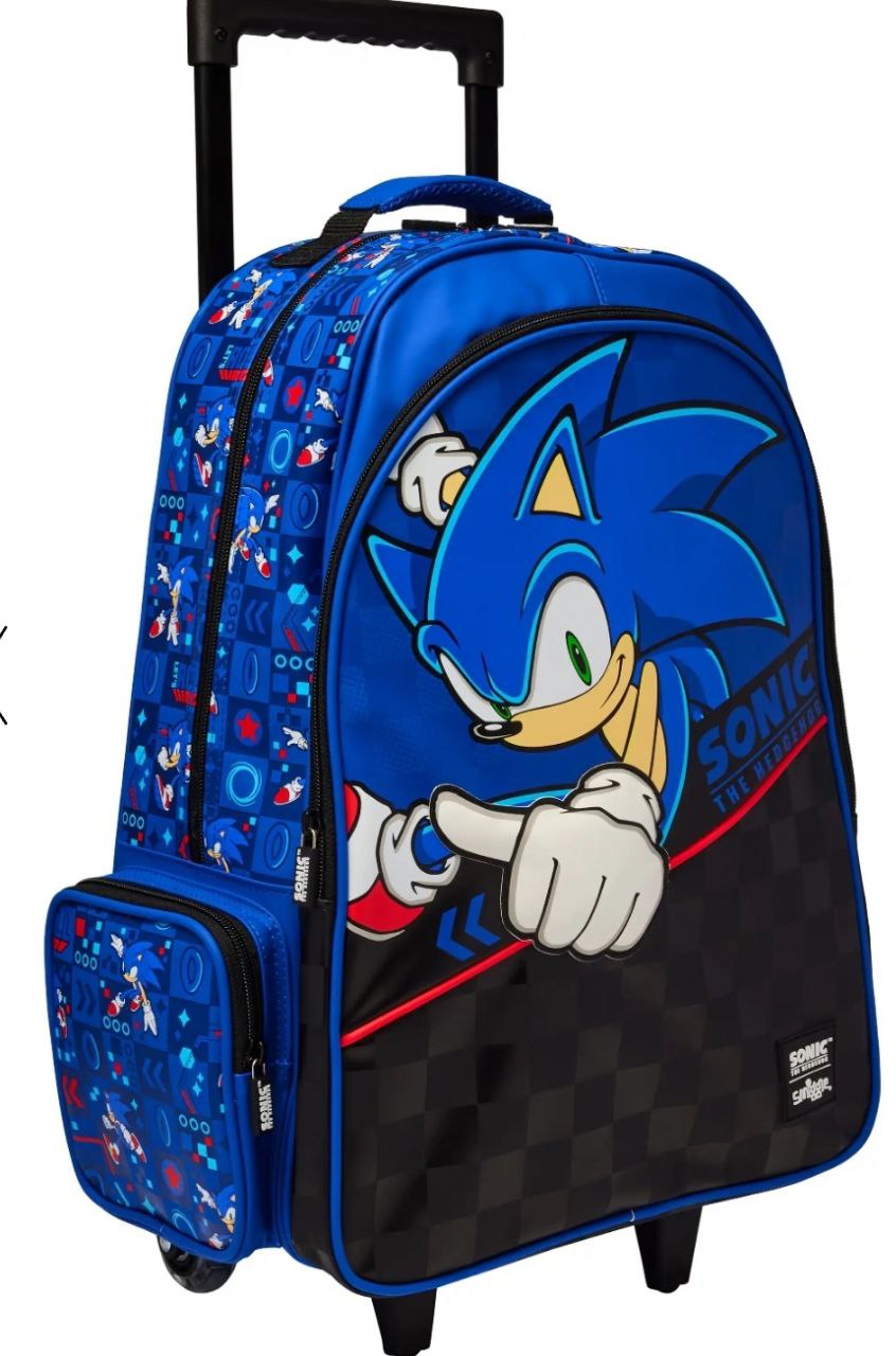 Smiggle Backpack With Wheels Sonic Design