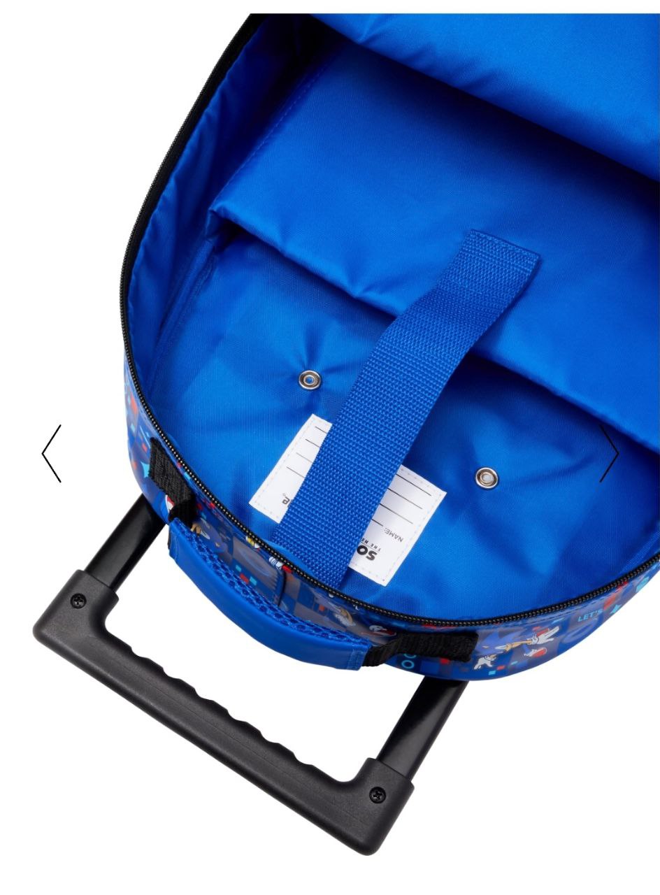 Smiggle Backpack With Wheels Sonic Design
