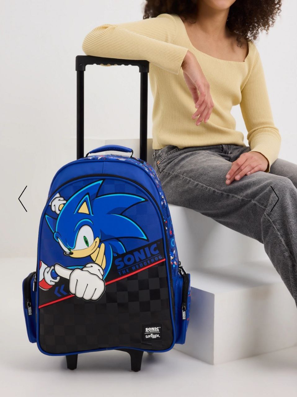 Smiggle Backpack With Wheels Sonic Design