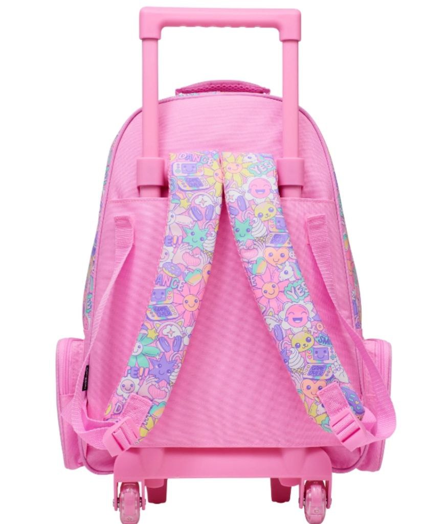 Smiggle Backpack With Whees Flower Design