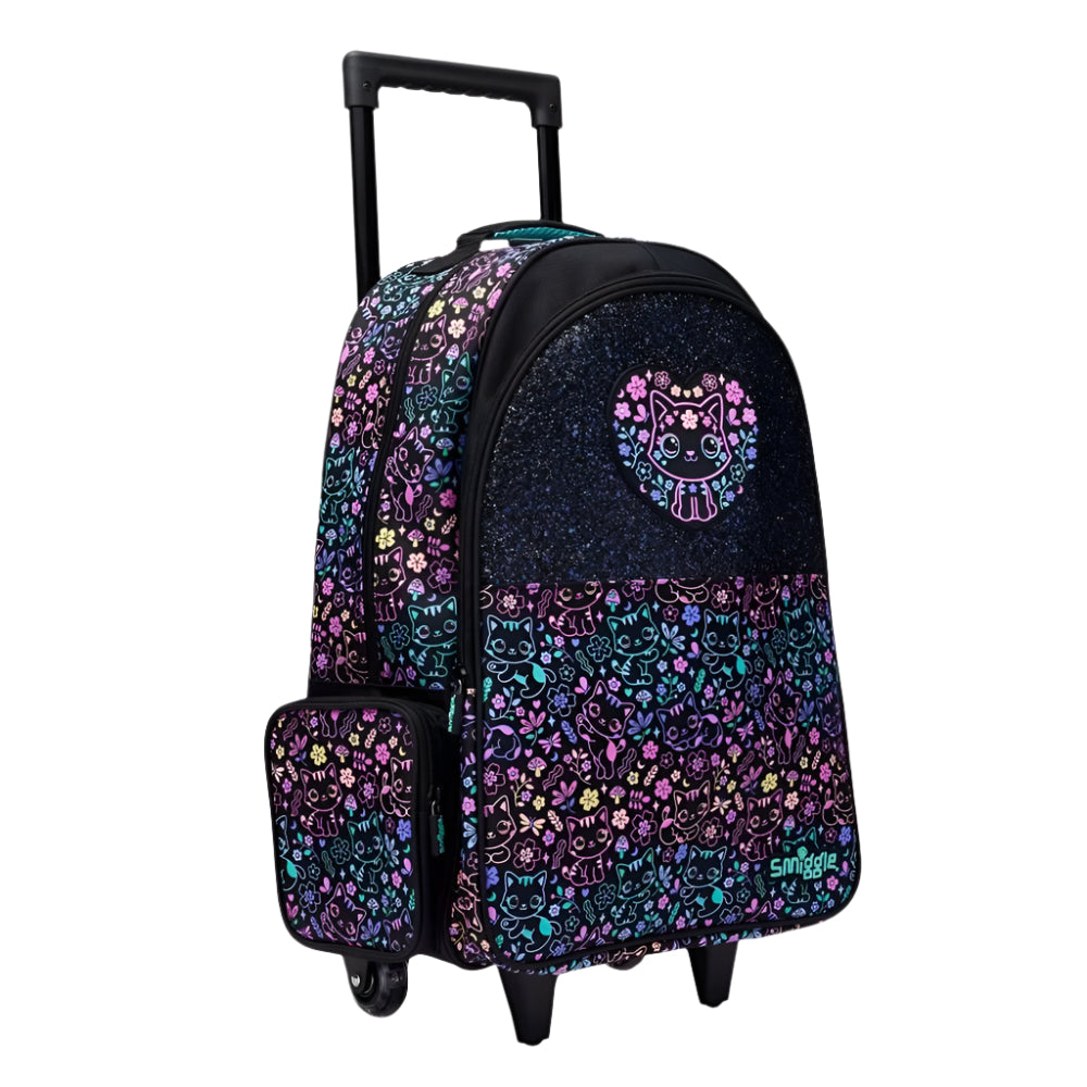 Smiggle Backpack With Wheels Cat Design