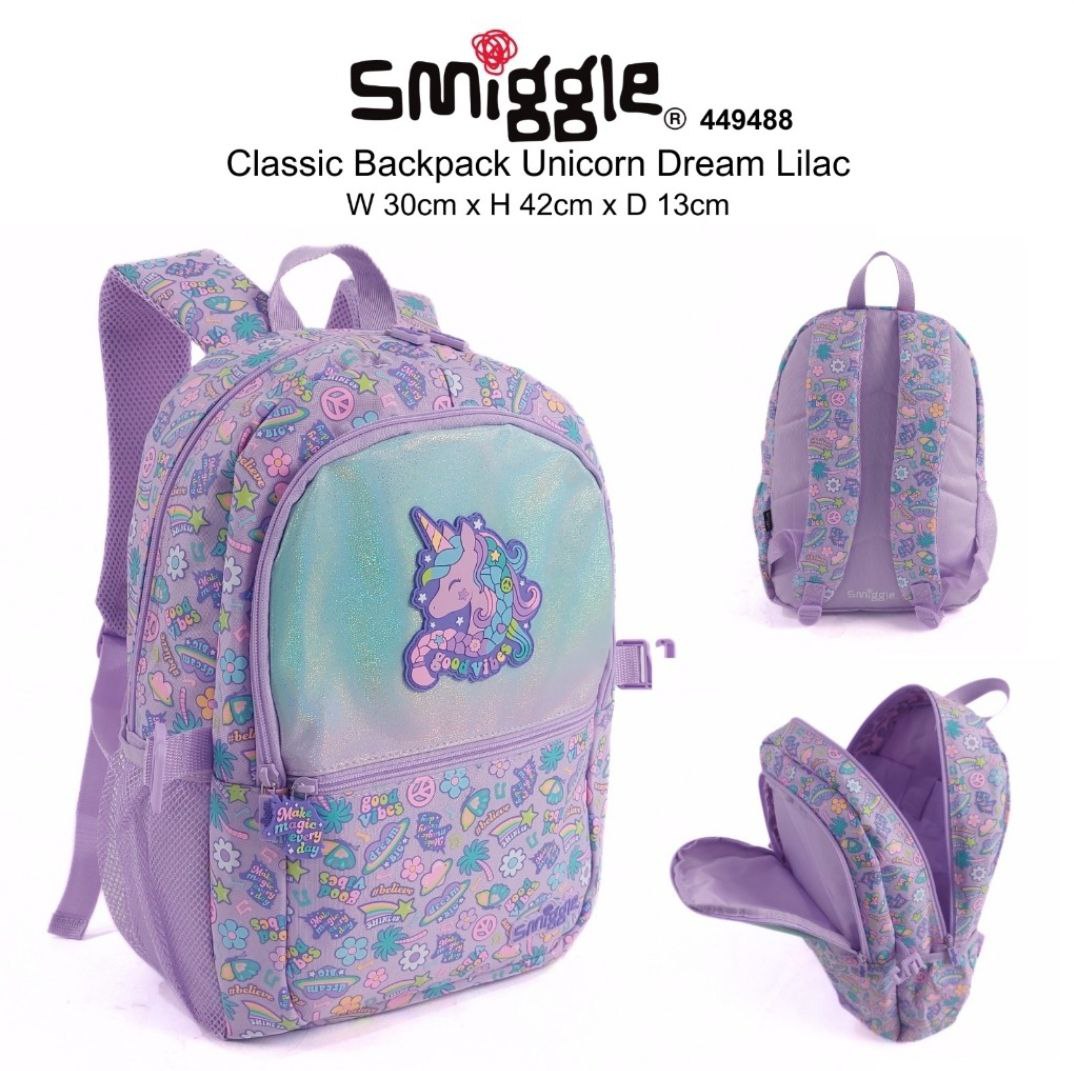 Smiggle Backpack Unicorn Design 42cm G1-G3
