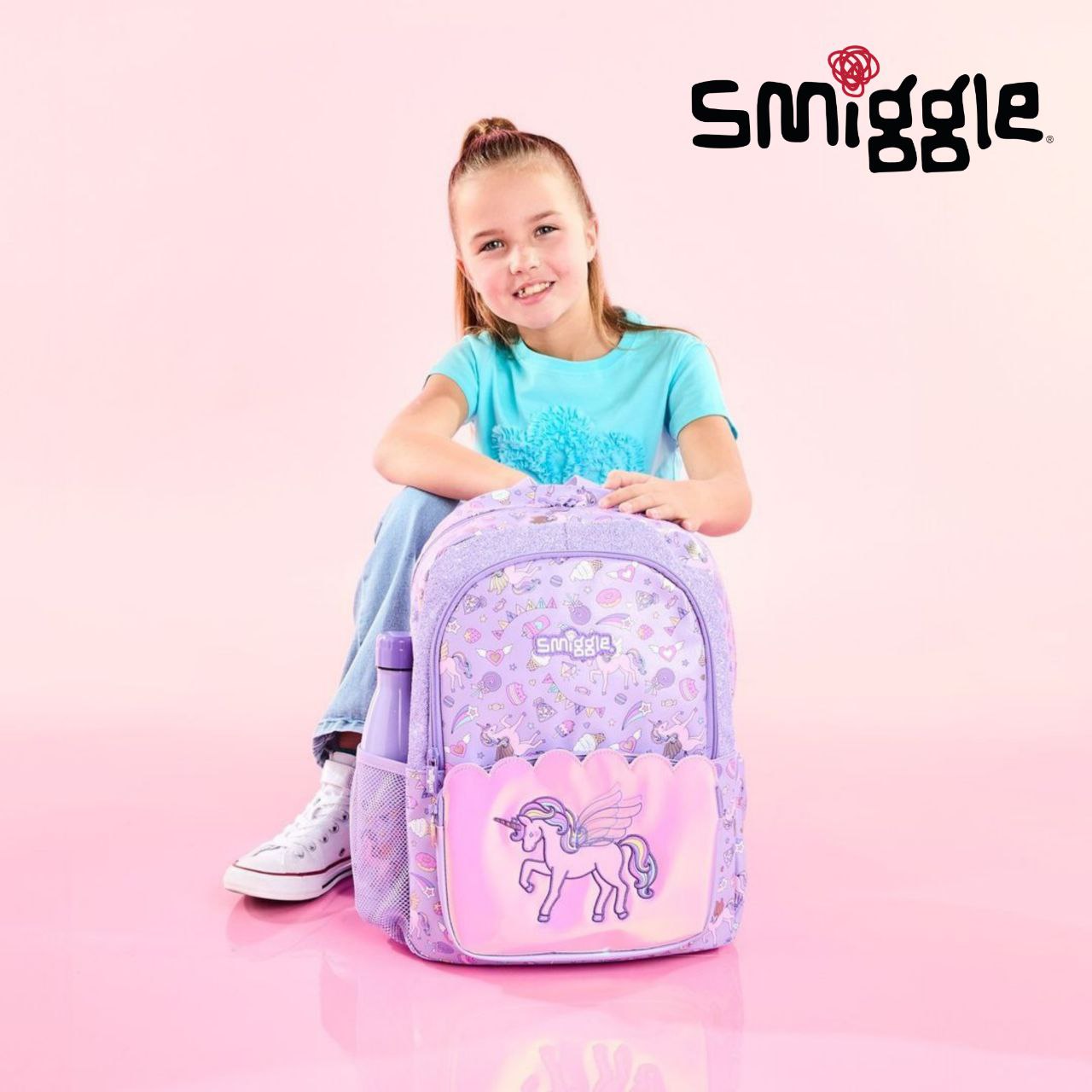 Smiggle Backpack Unicorn Design 42cm G1-G3