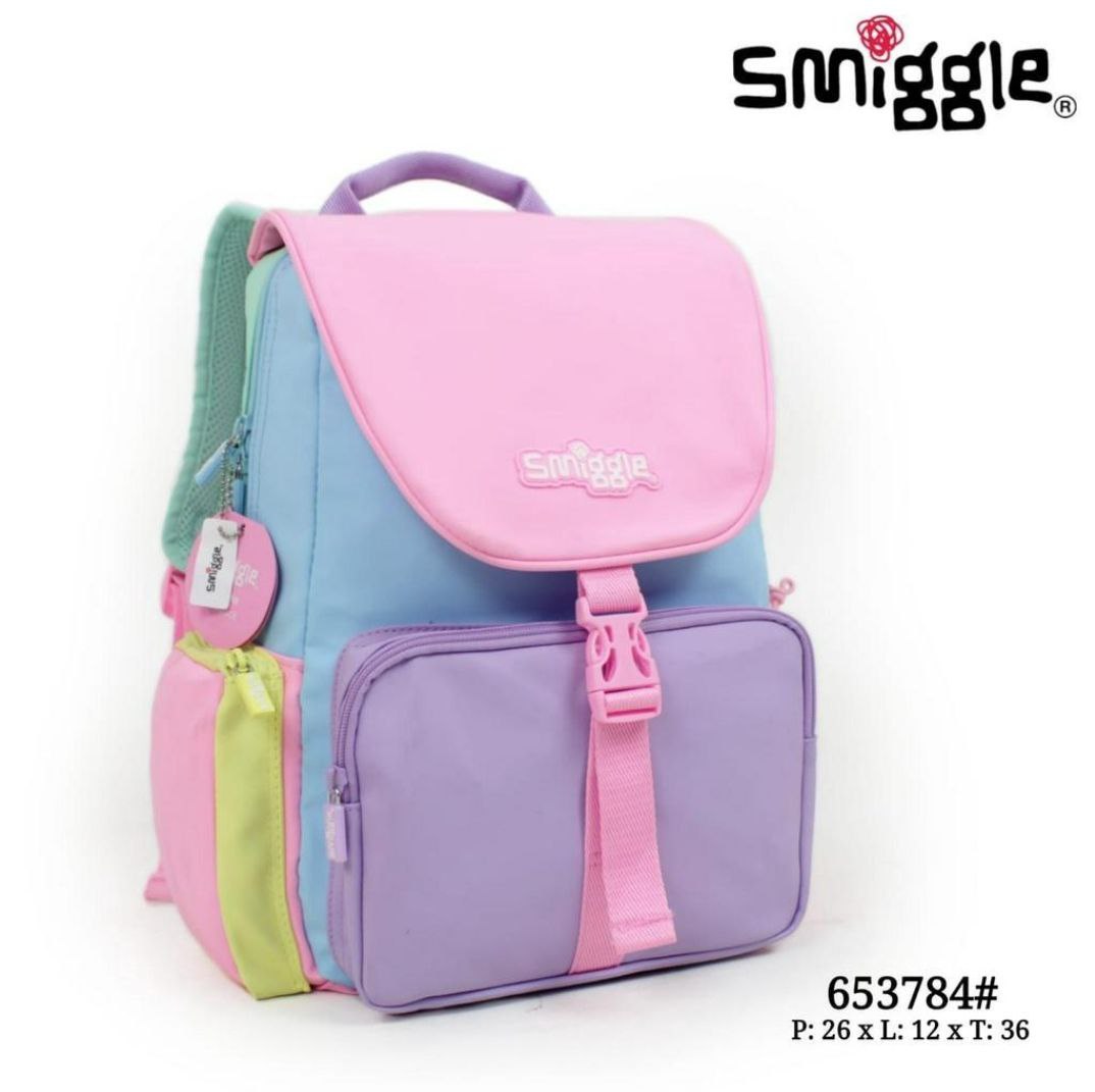 Smiggle Backpack Multicolor Design 38 KG1-KG3