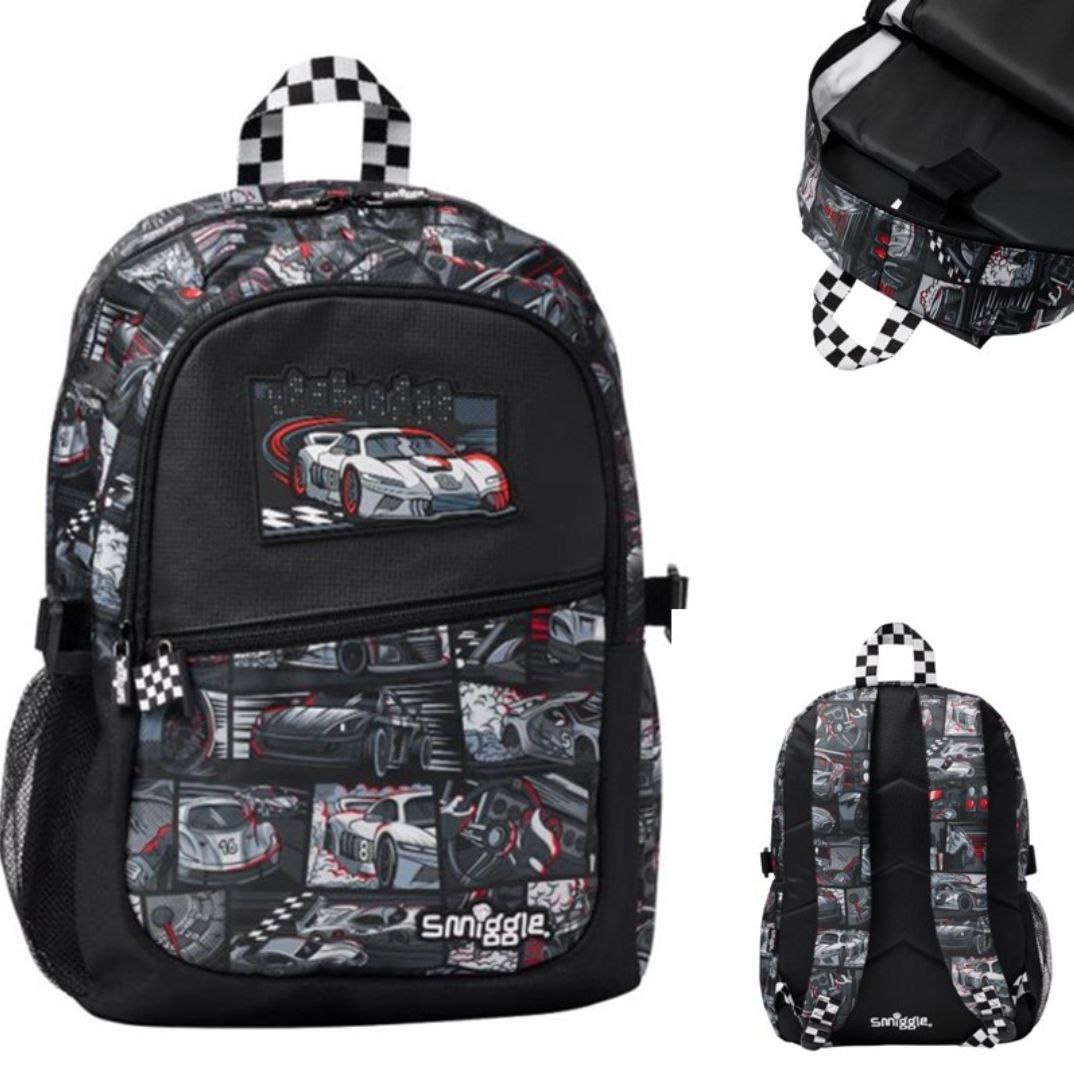 Smiggle Backpack Car Design 42cm G1-G3