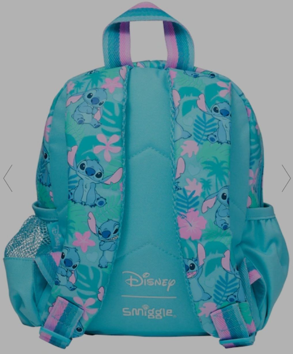 Smiggle Small Backpack Stitch Design 26cm