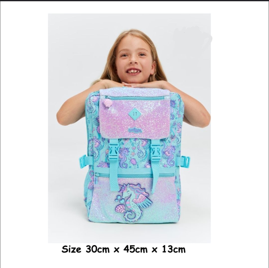 Smiggle Backpack Sea Horse Design