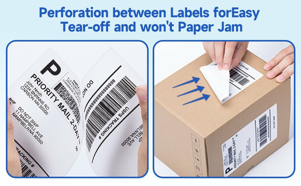 Phomemo Label Sheet For Printer 500 Pcs 4×6cm