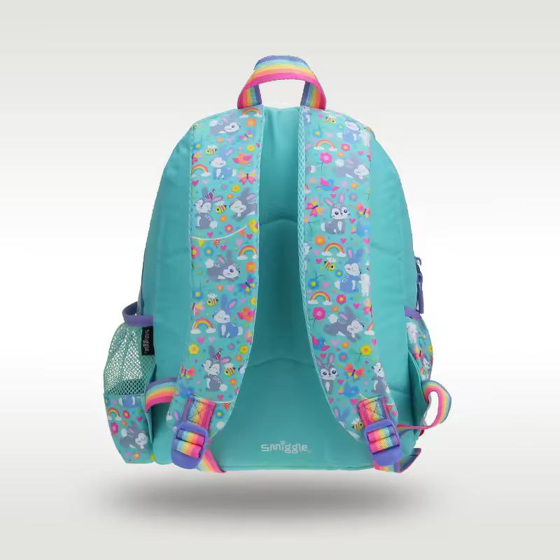 Smiggle Small Backpack Blue Rabbit Design 38cm KG1-KG3