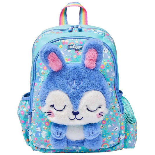 Smiggle Small Backpack Blue Rabbit Design 38cm KG1-KG3