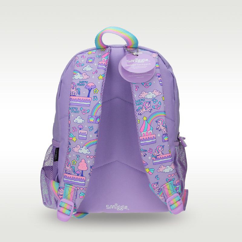Smiggle Small Backpack Unicorn Rainbow Design 38cm KG1-KG3