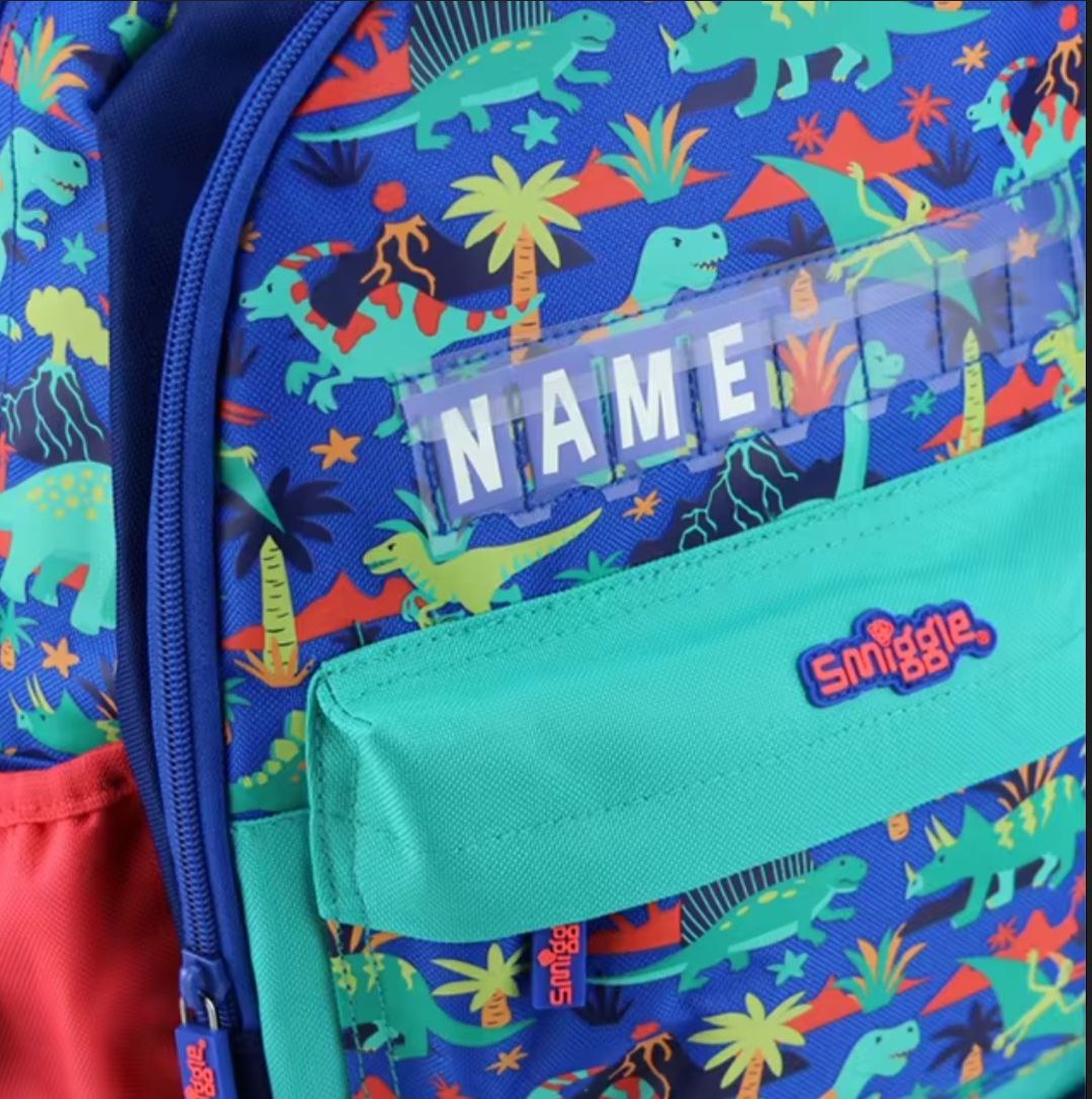 Smiggle Small Backpack Dinosaur Design 38cm KG1-KG3