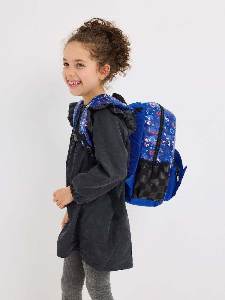 Smiggle Small Backpack Sonic Design 38cm KG1-KG3
