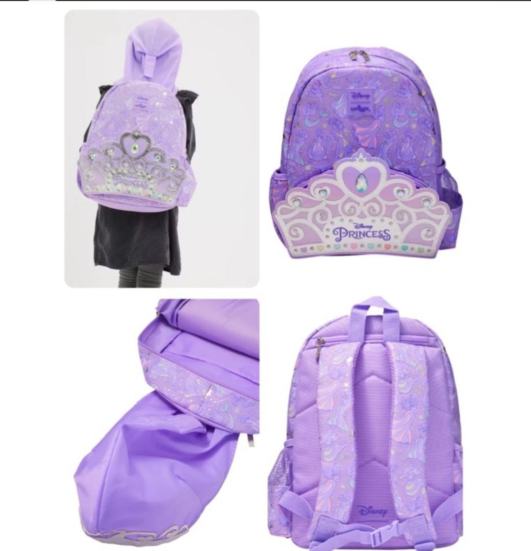 Smiggle Small Backpack Disney Princess Design 38cm KG1-KG3