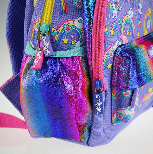 Smiggle Small Backpack Rainbow Design 26cm