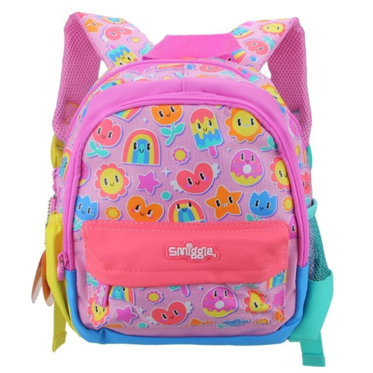 Smiggle Small Backpack Rainbow Design 26cm