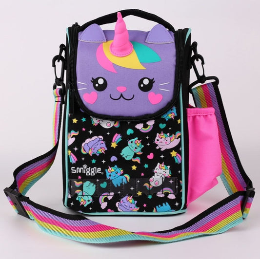 Smiggle Lunch Bag Cat Unicorn Design 26cm