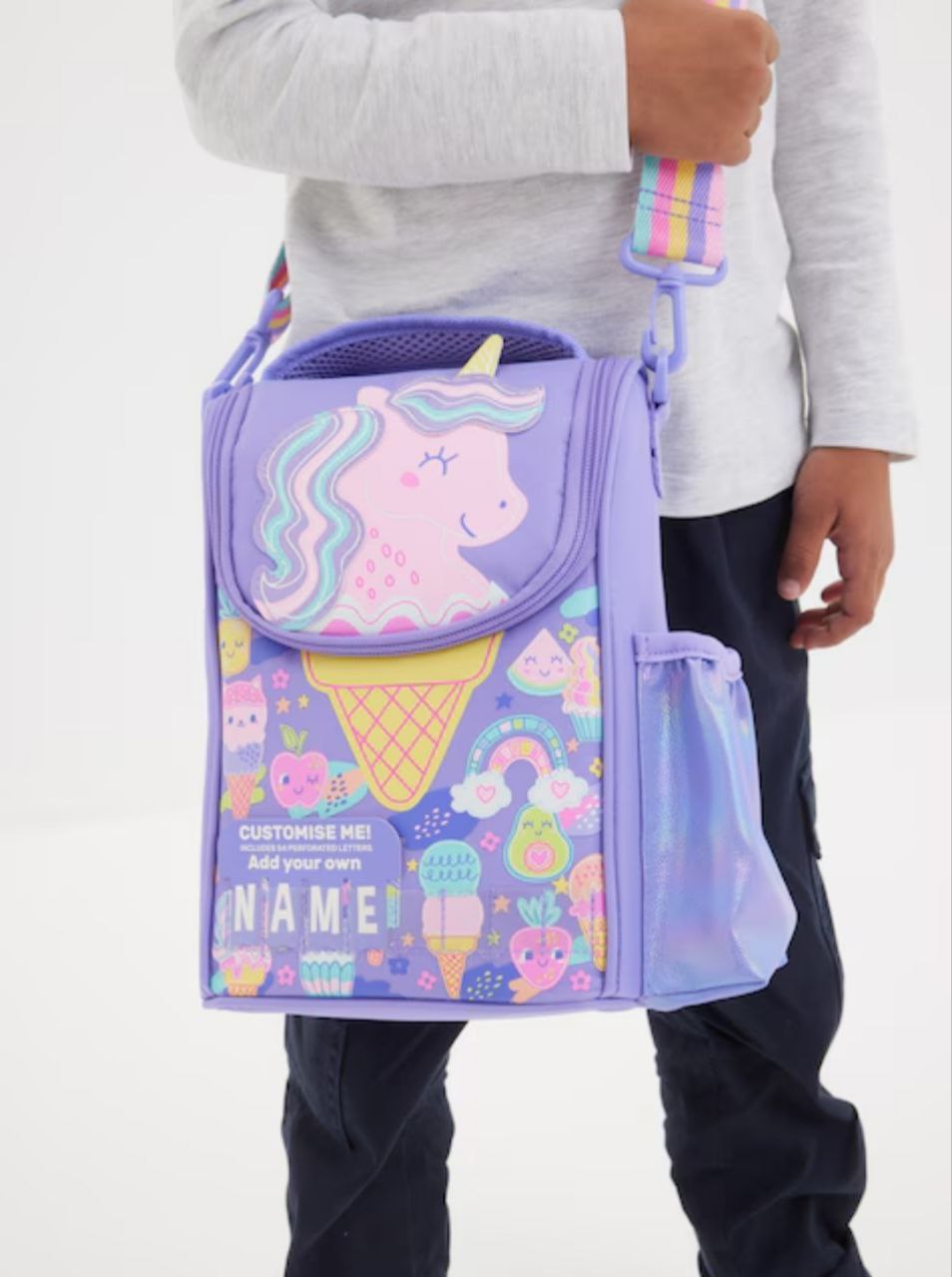 Smiggle Lunch Bag Unicorn Ice Cream 26cm