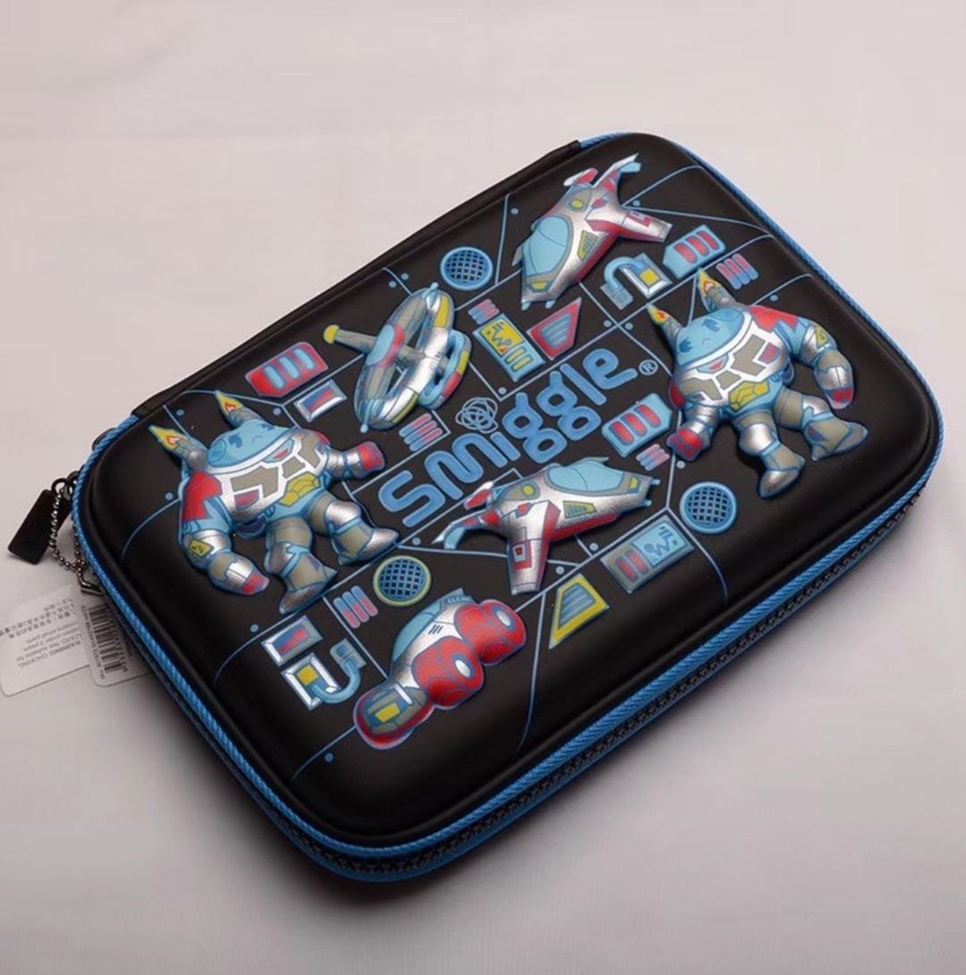 Smiggle Pencil Case Robot Space Design