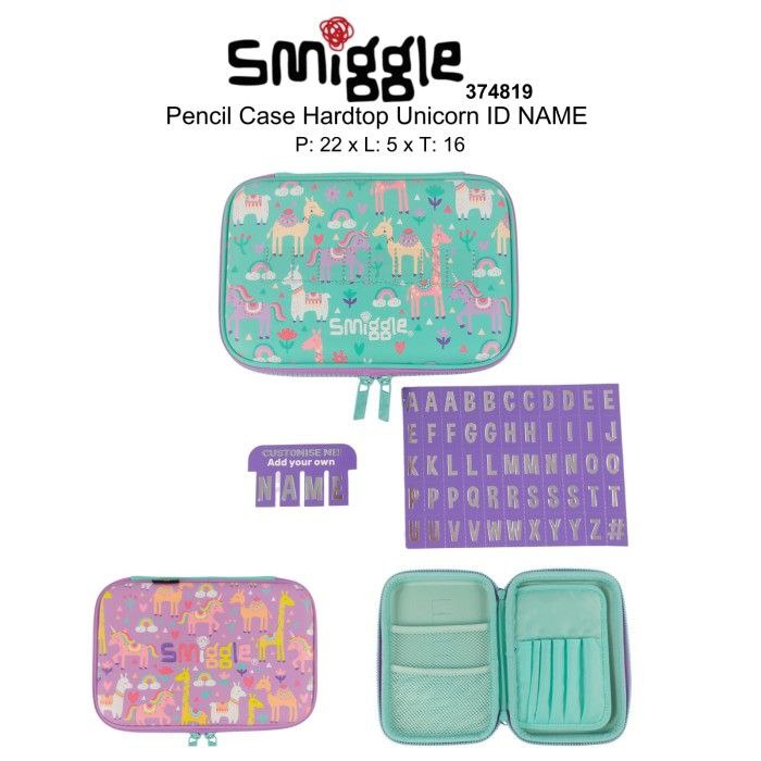 Smiggle Pencil Case Animals Design